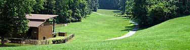 Fort Dupont Park grounds and amphitheatre.
