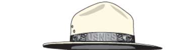 a picture of a National Park Service ranger hat