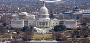 US Capitol Set up for Inauguration