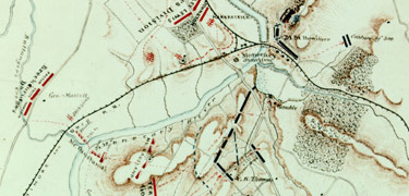 Jed. Hotchkiss Map of the Battle of Monocacy, ca. 1864
