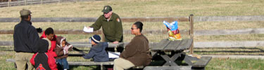 ranger and visitors