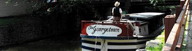 The Georgetown canal boat on the C&O Canal