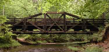 CCC-built bridge over South Fork Quantico Creek