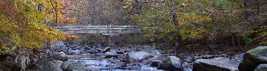 Rapids Bridge in fall