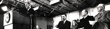 Vice President Johnson stood in for President Kennedy in 1961 ceremony.