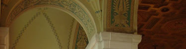 Ceiling of the White House Visitor Center (NPS Photo by J. Feeney)