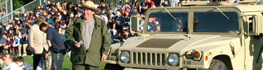 Park Ranger assisting a special event on the Ellipse. (Photo by Donna Spiewak)