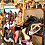 Children riding the Dentzel Carousel in Glen Echo Park.