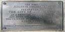 Deadication plaque for Cherry Trees