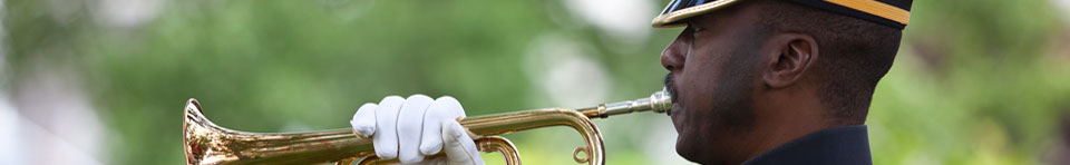 Bugler sounding Taps