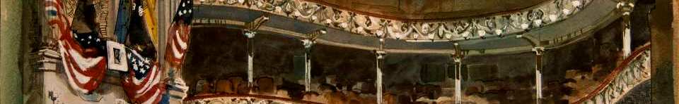 Interior Water Color of Ford's Theatre