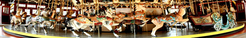 Glen Echo carousel by Bruce Douglas, copyright 2003