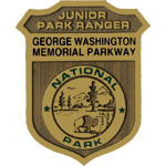 George Washington Memorial Parkway Junior Ranger badge George Washington Memorial Parkway Junior Ranger badge