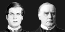 William McKinley as a soldier and president. William McKinley as a soldier and president.