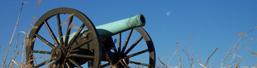 Cannon and moon