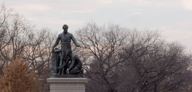 The Emancipation Statue in Lincoln Park