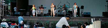 Summer concert at Fort Dupont Park.