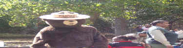 Smokey Bear at the Fall festival