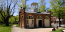 Today the John Brown Fort is across the street from its original location. Today the John Brown Fort is across the street from its original location.