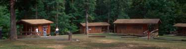 Historic Civilian Conservation Corps era cabins