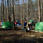 boy scouts camping