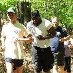 Runners in the park