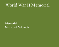 World War II Memorial
