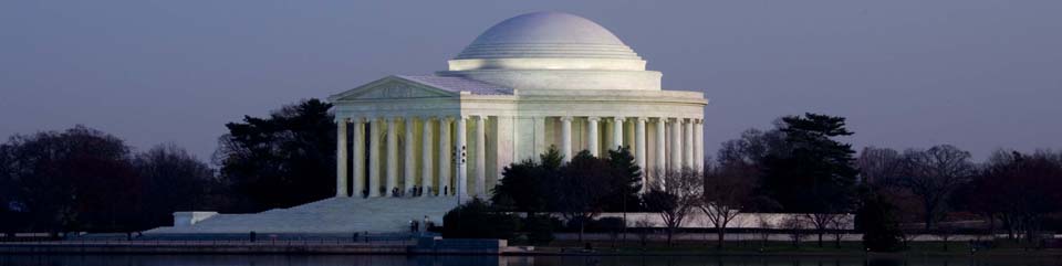 Thomas Jefferson Memorial evening shot