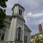 The historic Seamen's Bethel on Johnny Cake Hill.