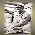An African American whaleman on a whaleship
