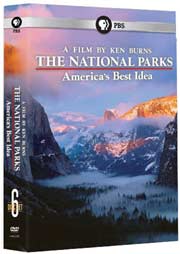 The National Parks: America's Best Idea DVD cover with mountain scene