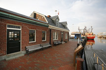 The Waterfront Visitor Center on Pier 3