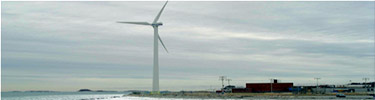 Wind machine at Pemberton Point in Hull, Massachusetts.