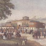 Castle Garden as a theater in 1850.