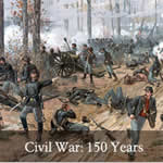 Civil War painting of Battle of Shiloh Civil War painting of Battle of Shiloh