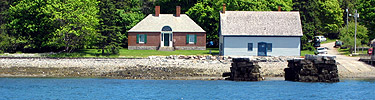 View of Islesford Historical Museum from the water