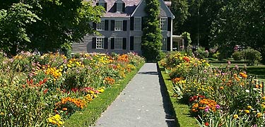 View of the Old House from the formal English garden