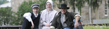 Costumed interpreters