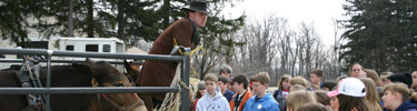 Ranger giving presentation at Canal Days