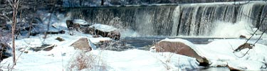 Rolling Dam in winter