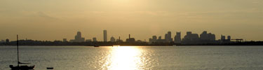 Boston Skyline from Spectacle Island