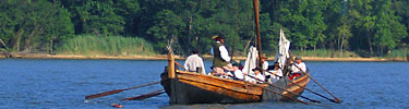 A replica of John Smith's shallop