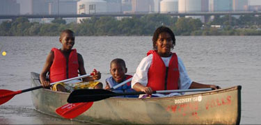 Canoeing near Baltimore
