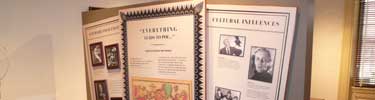 Photo of Poe's influences section of exhibit