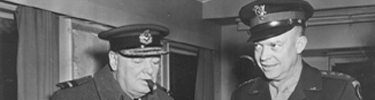 General Eisenhower and Prime Minister Churchill