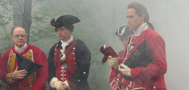 Re-enactment of General Braddock's funeral