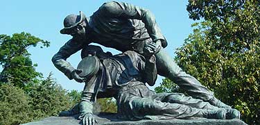 Richard Kirkland Monument at Fredericksburg