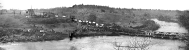 Union army crossing Germanna Ford