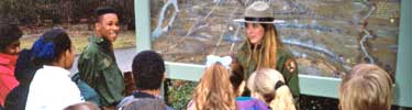 School field trip to Fredericksburg Battlefield