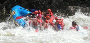 Raft at Iron Ring on the Gauley River